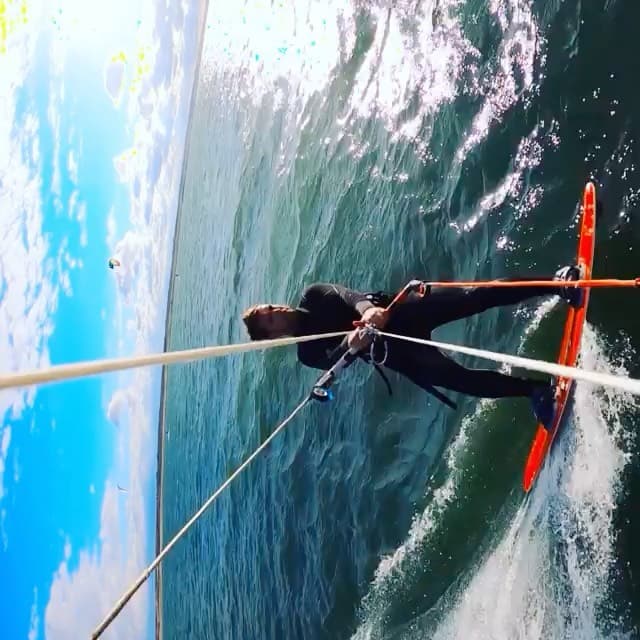 Kitesurfing