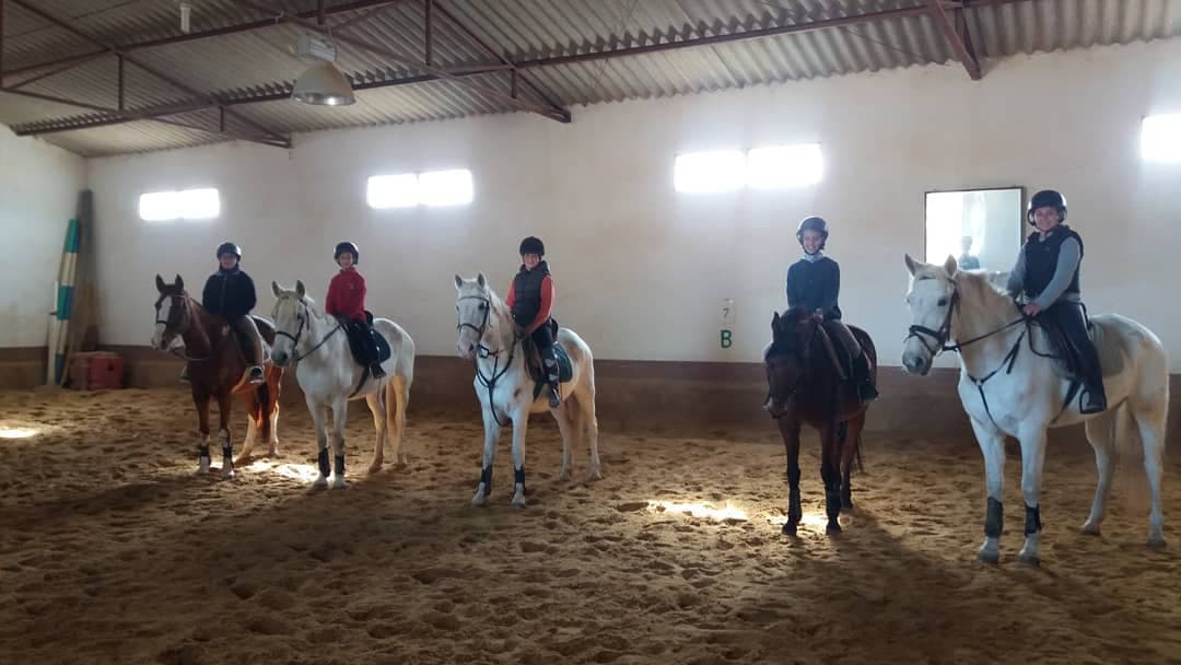 Indoor riding lessons